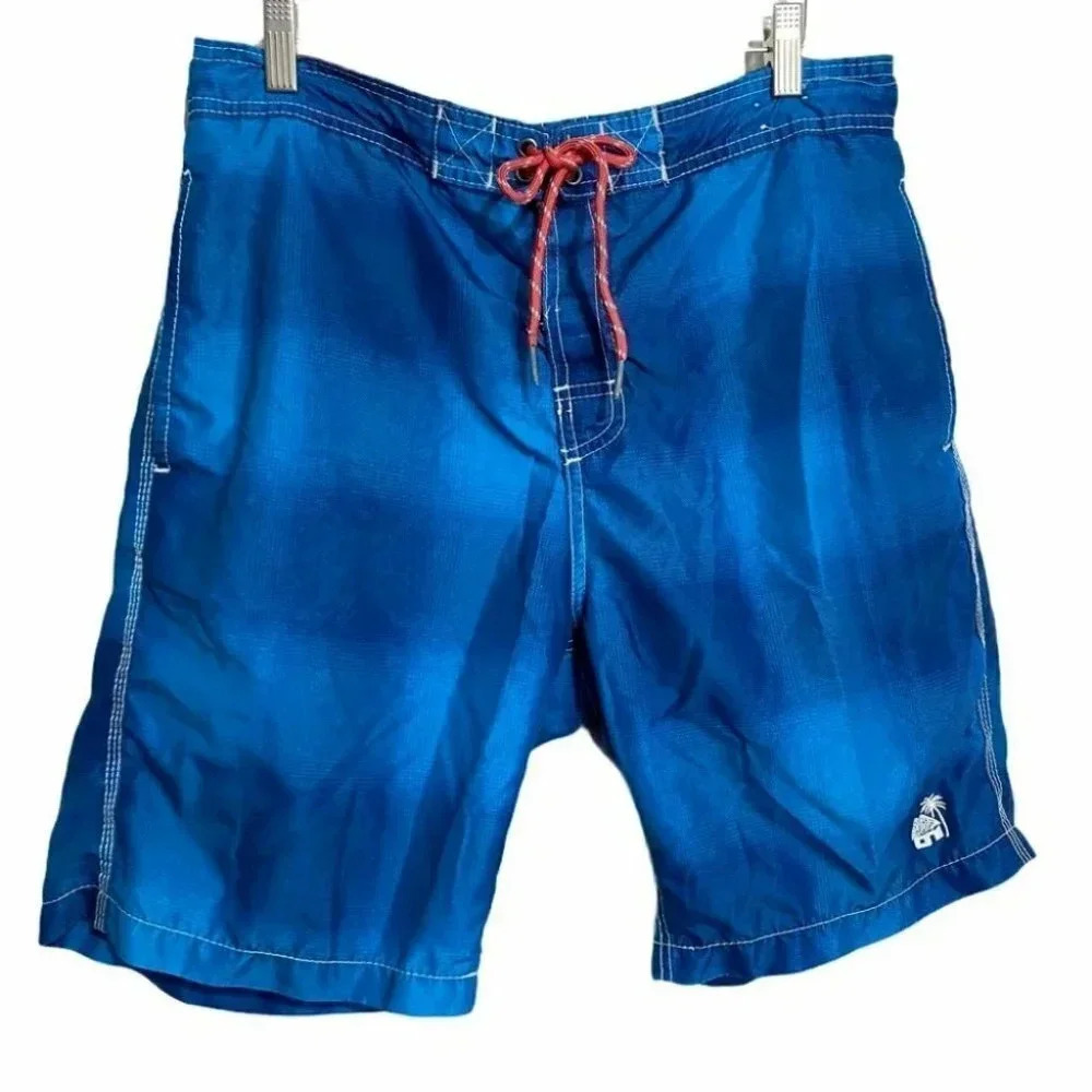 Caribbean Joe‎ L blue swim trunks